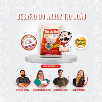 Tio João celebra o Dia Internacional do Arroz