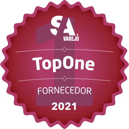 Selo Top One Fornecedor 2021 - SA Varejo